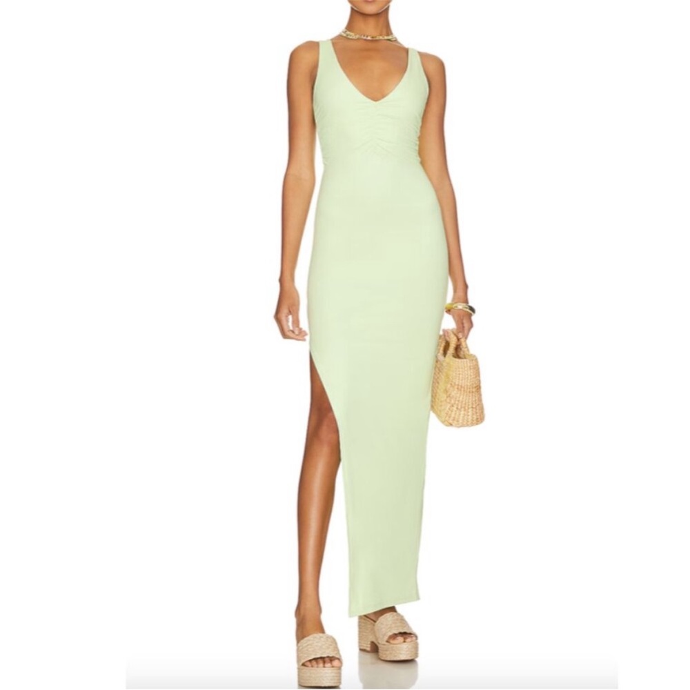 Riot Swim Light Green Maxi Dress